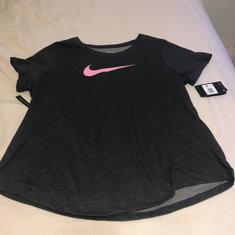Pink Nike check shirt